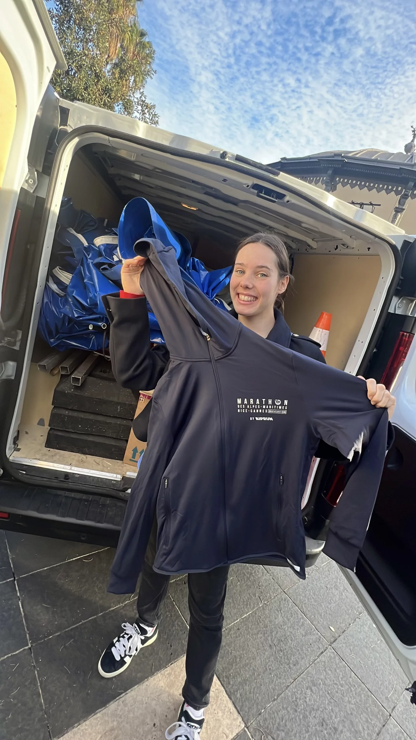 Zone bénévoles BCA au Marathon Nice-Cannes