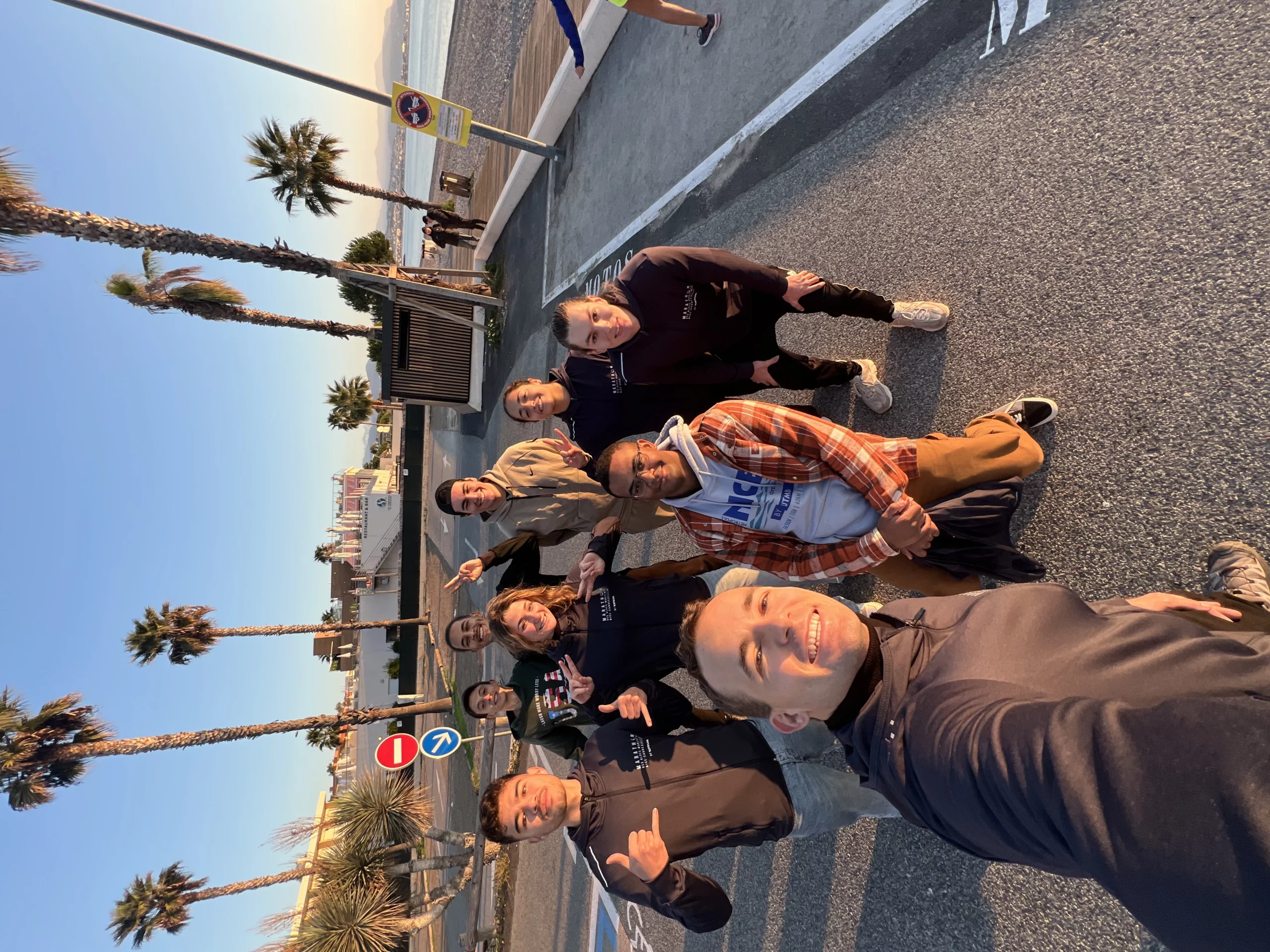 Ambiance Team BCA au Marathon Nice-Cannes